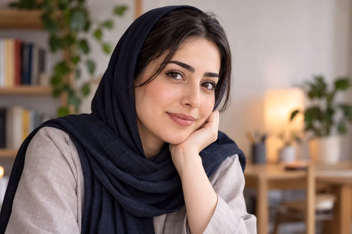 پرتره طبیعی برای آشنایی با مدلینگ صورت و چهره